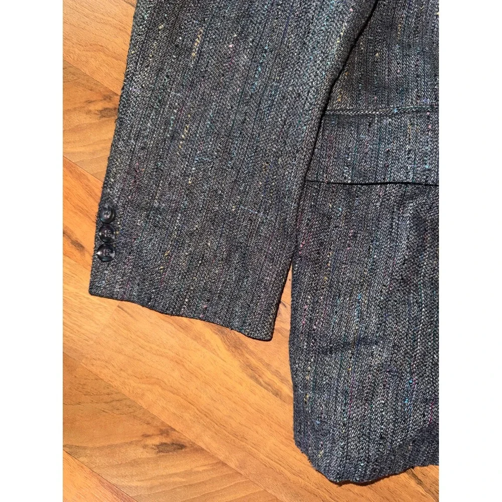 Hub Clothiers Blazer Mens Gray  Vintage Tweed Sport Coat USA Made office classic